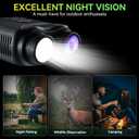 Night Vision Goggles, 4K Night Vision Binoculars, 8X Digital Zoom,7 Gear Infrared, 3''HD Screen Camera Built in 32GB Card to Save Photos & Videos for Camping, Hunting