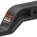 CURT 45430 Industrial Duty Forged Ball Mount with 1-1/4" Trailer Ball Hole, 2" Rise & 4" Drop fits Trailer Hitches with 3" x 3" Receiver Tube Opening | Corrosion, Scratch & UV Damage Resistant