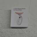 Light Based Multifunctional Facial Massager, 7 Color Portable Face Massager Tool for Skin Care, White