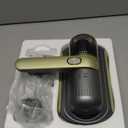 PATO Mattress Vacuum Cleaner, Wireless Handheld Bed Vacuum Cleaner with UV-C Light, HEPA Filter and Ultrasonic Vibration, 12KPa, Suitable for Beds, Sofas, Car Seats, Carpets (Golden)