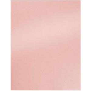 Pink Metallic Paper - 100-Pack Light Pink Shimmer Paper, Crafting Supplies, Ticket, Invitation, Stationery, Scrapbook Use, Printer Friendly, 120 GSM, 8.5 x 11 Inches