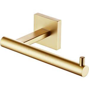 KOKOSIRI Toilet Paper Holder Tissue Paper Dispenser for Bathroom Toilet Roll Holder Brushed Gold Stainless Steel B2005BG