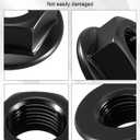 8Pcs 5/8"-18 Flange Trailer Lug Nuts for 7K 8K 10K 12K Axles