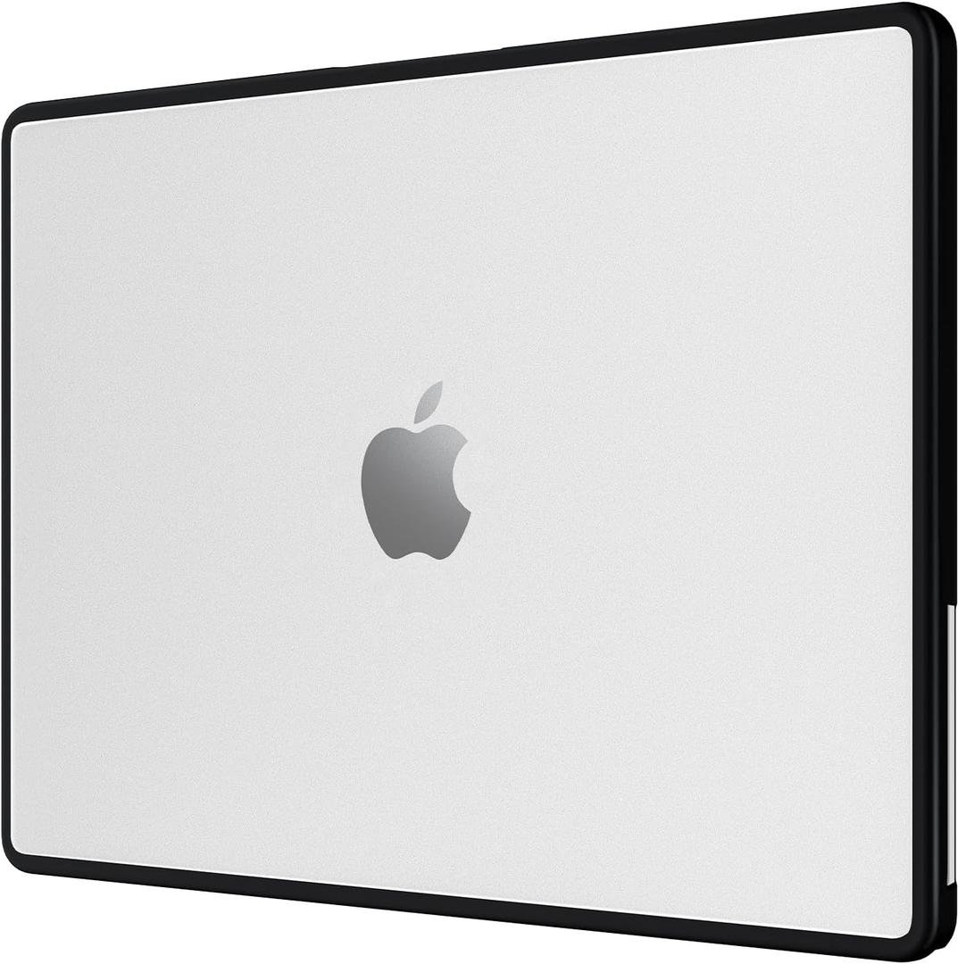BlueSwan Anti-Cracking Hard Shell Case for MacBook Pro 16 inch, M5 2026-2021 Release M4 M3 M2 M1 Pro/Max Chip, Scratch Resistant & Drop-Protection Soft TPU Bumper, Frosted Clear