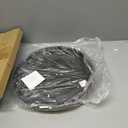 Heavy Duty Ceramic 14 Inch Planter Saucer - with Silicone Feet for Added Surface Protection - Scratch-Resistant Black Pot Saucers for Plants, for Pots 13.75" at the Base or Less, Black Plant Saucer (15" (1 Pack))