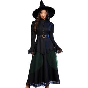 YTWS Halloween Black Witch Costume Outfit for Women S