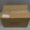 Glassware Drinking Glasses Set of 8, 14 oz Highball Glasses & 10 oz Ribbed Glass Cups, Vintage Glassware for Water, Juice, Cocktail (Christmas Red)