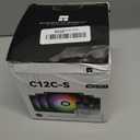 Thermalright TL-C12C-S X5 CPU Air Fan, 120mm Silent Computer Case Cooler Fan, with S-FDB Bearing, up to 1550RPM Speed PC Cooling,5-Packs