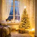 400LED 120FT Warm White LED Christmas Tree String Lights Outdoor Waterproof Twinkle Lights for Bedroom with 8 Modes Memory Function & Timer Plug in Xmas for House Holiday Indoor Decorations