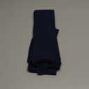 RuffleButts Baby/Toddler Girls Footless Ruffled Tights (4-6 Years, Navy)