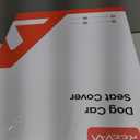 REEVAA Dog Car Seat Cover for Back Seat, Hard Bottom Dog Hammock, Pet Bed Extender for 2-4 Large/Medium Dogs, Waterproof Seat Protector, Universal L Size Fits for SUV Medium Truck, Black