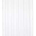 Barossa Design Waterproof Fabric Shower Curtain or Liner Microfiber 72" W x 76" H - Hotel Long Shower Curtain, Machine Washable, White Liner for Bath Tub, 72x76 Inches