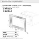 Panasonic Trim Kits NN-TK73LSS (0.75"D x 28.5"W x 16.5"H) (Stainless Steel)