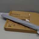 MERRYBOX 20.5" x 13" Roll Up Dish Drying Rack Silicone Wrapped Over The Sink Dish Drying Rack Multipurpose Foldable Sink Drying Mat, Heat-Resistant & Anti-Rust Dish Rack for Kitchen Sink, Large, Black