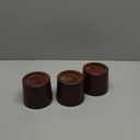 Wooden Furniture Bed Risers - 3 Inch Circle Heavy Duty Furniture Height Extenders Lifts for Sofa Couch Desk Chair Table Base Raising Space, Convenient Store and Cleaning, Pack of 4