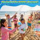 Reusable Water Balloons,12 Pcs Magnetic Splash Refillable Balls,Summer Water Toys for Kids Pool Beach & Outdoor (12pcs)