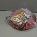 Soleebee 3-Tier Cupcake Stand, Wavy Plastic Tiered Serving Tray, Cup Cake Tower for Birthday Wedding Party Decoration, Cupcake Tier Stand Fruits Desserts Display (Red)