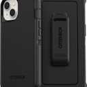 OtterBox iPhone 13 (ONLY) Defender Series Case - Black, Rugged & Durable, with Port Protection, Includes Holster Clip Kickstand