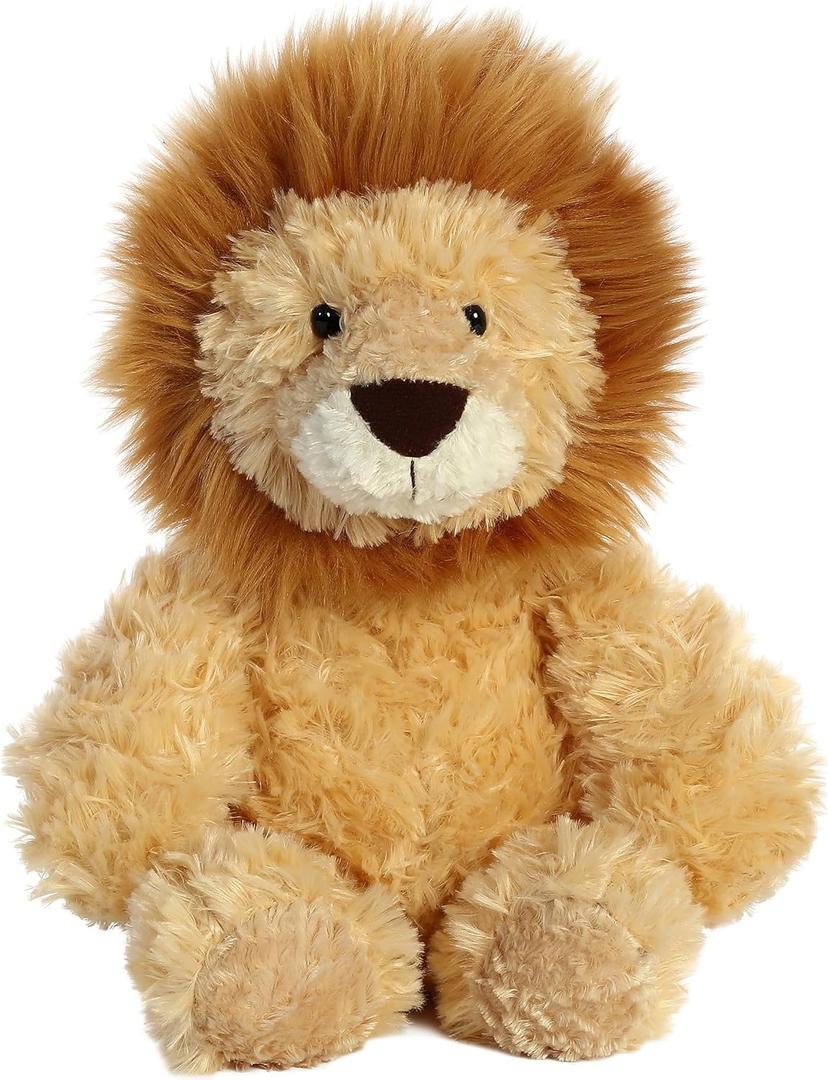 Aurora Snuggly Tubbie Wubbies Lion Stuffed Animal - Comforting Companion - Imaginative Play - Brown 12 Inches