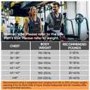 APEXUP Adjustable Weighted Vest Men Weights with Reflective Stripe, Weight Vest Woman Workout Vest for Strength Training Running Walking (40lbs, Navy Blue)