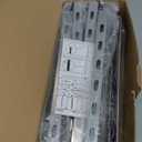 SWTYMIKI Over the Door Shower Caddy - 3 Tier Adjustable Shower Organizer Hanging with Soap Holder, No Drilling Stainless Steel Bathroom Rack Hanging for Body Wash, Shampoo, Soap, Razor, Silver