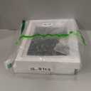 2 Pack Kids Art Frame, Kids Artwork Frames Changeable 8 x10.5 with Mat and 9 x12 Without Mat, White Front Opening Children Picture Storage Frame for Wall Holds 50Pcs Crafts, Drawing, Art Projects