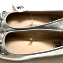 SM New York Silver Women's Flats Shoes, Size 8