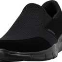 Skechers Men's Equalizer Persistent Slip-On Sneaker (9.5, Black)