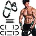 2 x Twister Arm Trainer  Adjustable Resistance Power Twister Bar (60110 lbs) for Chest, Arm, Shoulder & Forearm Strength Training  Portable Home Gym Equipment for Men & Women.