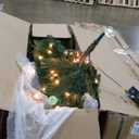 National Tree Company 7.5 ft Pre-Lit Carolina Pine Artificial Christmas Tree, 750 Clear Lights, 1,399 Tips, Includes Stand, Green