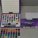 ARTISTRO Watercolor Paint Set, Travel Watercolor Set in Portable Box, Water Color Paint Sets for Kids, Water Colors Paint Adult for Beginners, Amateurs (48 pcs Premium Home)