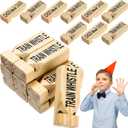 Soulchen 20 Pcs Wooden Train Whistles Kids Bulk Wood Train Slide Whistle Toys for Trains Party Favors Birthday Decorations Game Noisemakers Goodie Bag Filler Small Game Prizes Stocking Stuffers