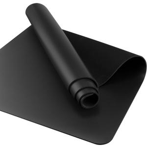 Professional PU & Natural Rubber Yoga Mat – Non Slip 5mm Thick Workout Mats for Women & Men, 72"x27" Wide Exercise Pad for Hot Yoga, Pilates, HIIT & Home Gym – Strap Included