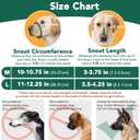 Mayerzon Dog Muzzle for Medium Large Dogs, Humane Basket Muzzle, Soft & Lightweight & Adjustable | Anti Biting Chewing Eating, Suits Training Walks Grooming Vet Visits, Drink & Pant Easily (Black, L)