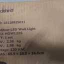 EDISHINE 23.6" Modern Outdoor Wall Lights, 3CCT & 10%-100% Dimmable, IP65 Waterproof, LED Exterior Lighting Fixtures, Linear Outdoor Wall Sconce for Porch, Patio, 2 Pack, Black