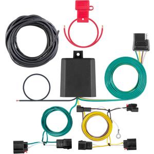 Custom Wiring Harness, 4-Way Flat Output, Compatible with Select Grand Cherokee