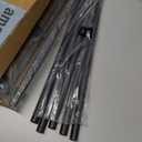 Mavivegue 18-33 Expandable Shoe Rack for Closet, 3-Tier Shoe Organizer, Adjustable Shoe Rack for Front Door Entrance, Entryway (Black)