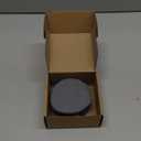 Diatomaceous Earth Coasters, 4pc Set  3.9"x3.9", Quick-Dry, Absorbent, Heat-Resistant, Modern Stone Design, Dark Gray, Irregular Shape