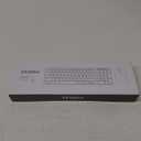 seenda Bluetooth Keyboard and Mouse for Mac, SKM64-2 Multi-Device Rechargeable Slim Wireless Keyboard Mouse Stainless Steel Full Size, Compatible with MacBook Pro/Air, iPad, iMac - Space Gray
