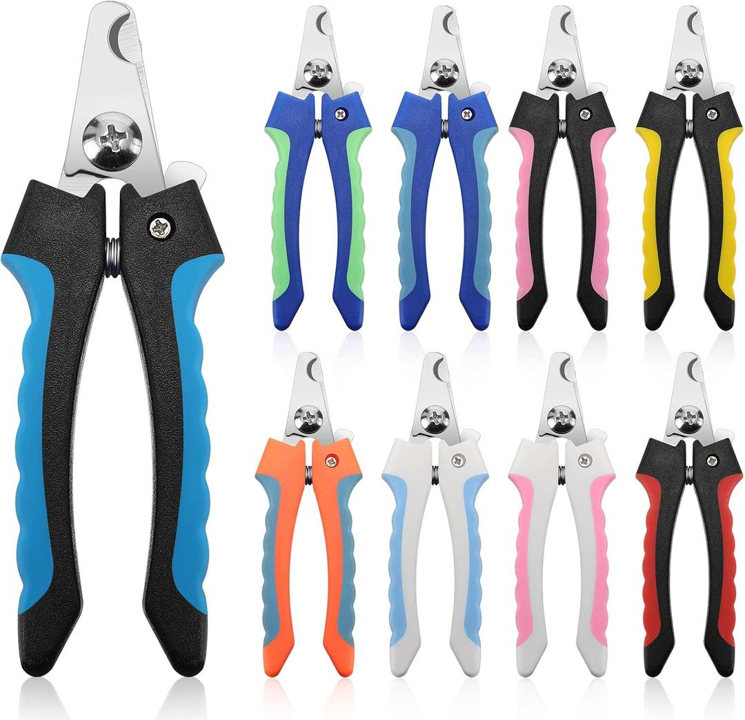 9 Pcs Dog Nail Clippers Bulk Pet Nail Clippers, Dog Toenail Clippers Dog Nail Trimmer Dog Clippers for Grooming Nails Dog Claw Care for Small Medium Dogs