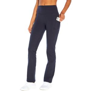 Marika Women's Eclipse Tummy Control Bootleg Pant (Large, Midnight Blue)