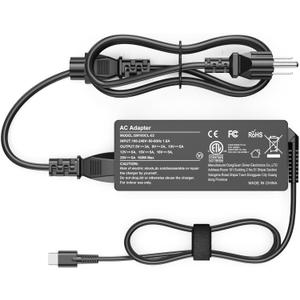 100W USB C Charger Power Adapter Compatible with Mac Book Pro/Air 16, 15, 14, 13 Inch HP Dell Lenovo Asus Acer Type C Fast Charging
