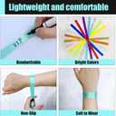 100 Cloth Wristbands for Events, Lightweight Concert & Club Entry (Color : Water Green)