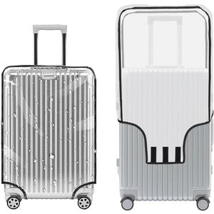 transparent luggage lid suitable for 24 inch suitcasesWaterproof Dustproof Anti-scratch Travel Suitcase Covers Case for Wheeled Luggage (Small, clear)