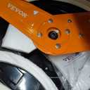 VEVOR Retractable Air Hose Reel, 3/8IN x 100FT Rubber Air Hose Max 300PSI, Air Compressor Hose Reel Auto-Rewind with 5FT Lead in, Ceiling/Wall Mount Heavy Duty Single Arm Steel Reel, 1/4" NPT Fitting (Black)