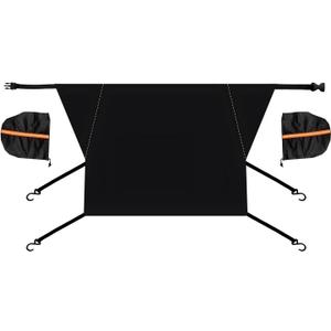 Car Windshield Snow Cover, Waterproof Windshield Protector Ice and Snow Shield with Side Mirror Cover, Multi-Purpose Oxford Front Windscreen Cover Protects Against Frost UV Rays