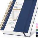 Spiral Notebook Journal, 360 Pages College Ruled Notebooks, Lined Thick Journals for Women Men,B5 Big Spiral Notebooks with 100GSM Paper, Spiral Bound Journal for Writing Work School Blue 7.6"10"