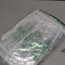 25Pcs Clear Vinyl Zippered Storage Bags - Blanket & Bed Sheet Organizer for Closet Linen & Sweater (16*12*4inches(10Pcs)&10.5*10.5*2.4inches(15Pcs))