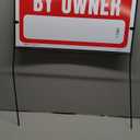HY-KO Products RSF-605 FOR SALE BY OWNER SIGN 36 in H x 24.5 in W Red & White