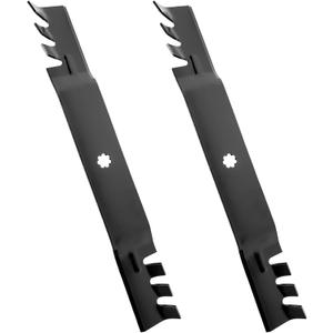 GX22151 Gator Blade for 42'' Deck, Compatible with J OHN Deere 102, 105, 115, 125, 135, D100, D105, D110, D120, E100, E110, E120, LA100, LA105, LA110, Replaces GY20850, AM141033, 2 Pack